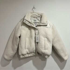 Abercrombie The A&F Ultra Collection Cream Sherpa Jacket NWT